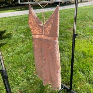 The Jetset Diaries crochet mini dress. Size M